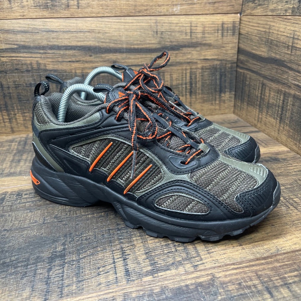Adidas Adiprene Trail Running Shoes Mens 8.5 Black Orange 103536 Vintage 2004
